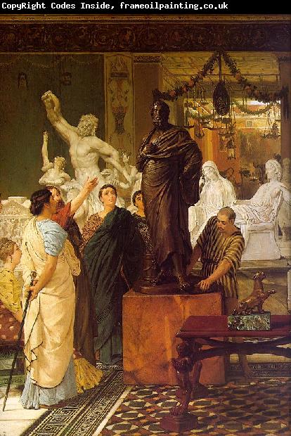 Alma Tadema A Sculpture Gallery